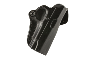 DESANTIS MINI SCABBARD HOLSTER RH OWB LEATHER 1911 4-4.25 BLK - for sale