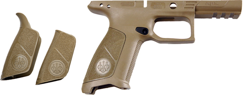 BERETTA FRAME APX FLAT DARK EARTH-NO FINGER GROOVES POLY - for sale