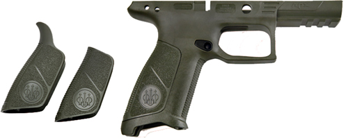 BERETTA FRAME APX OD GREEN NO FINGER GROOVES POLY - for sale
