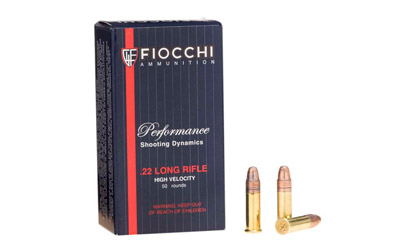 FIOCCHI 22LR 40GR HP SUBSONIC 1060 FPS 50RD 100BX/CS - for sale