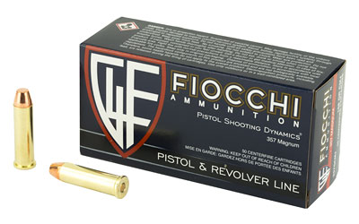 FIOCCHI AMO 357 MAG 158GR CMJFP 50-RD (20 BOXES PER CASE) - for sale