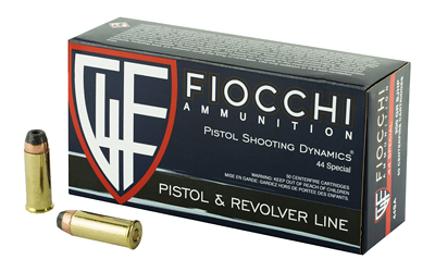 FIOCCHI 44SW SPECIAL 200GR SJHP 50RD 10BX/CS - for sale