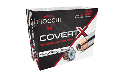 FIOCCHI COVERT X 45ACP 230GR 20/200 - for sale