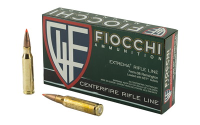 FIOCCHI 7MM-08 REM 139GR SST 20RD 10BX/CS - for sale