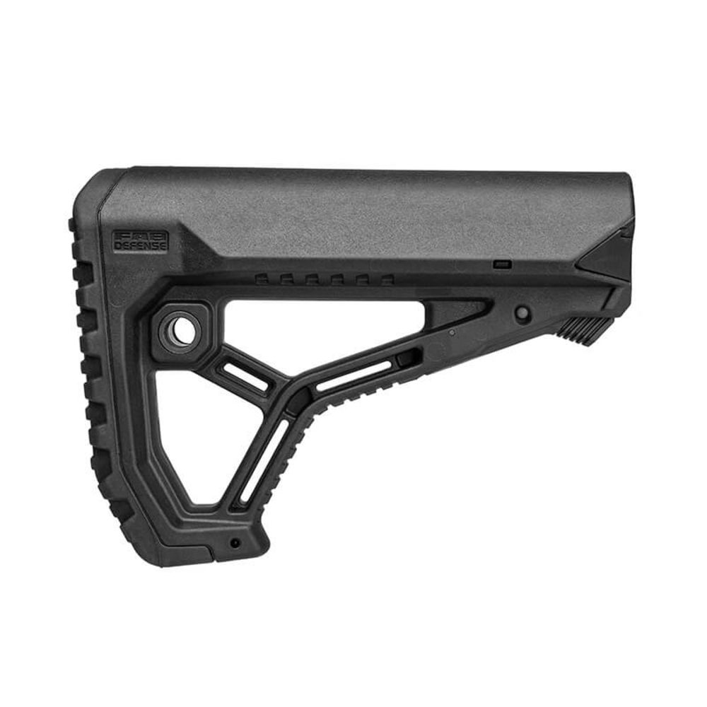 F.A.B. DEFENSE BUTTSTOCK AR-15 /M4 BLACK MIL-SPEC/COMMERCIAL - for sale