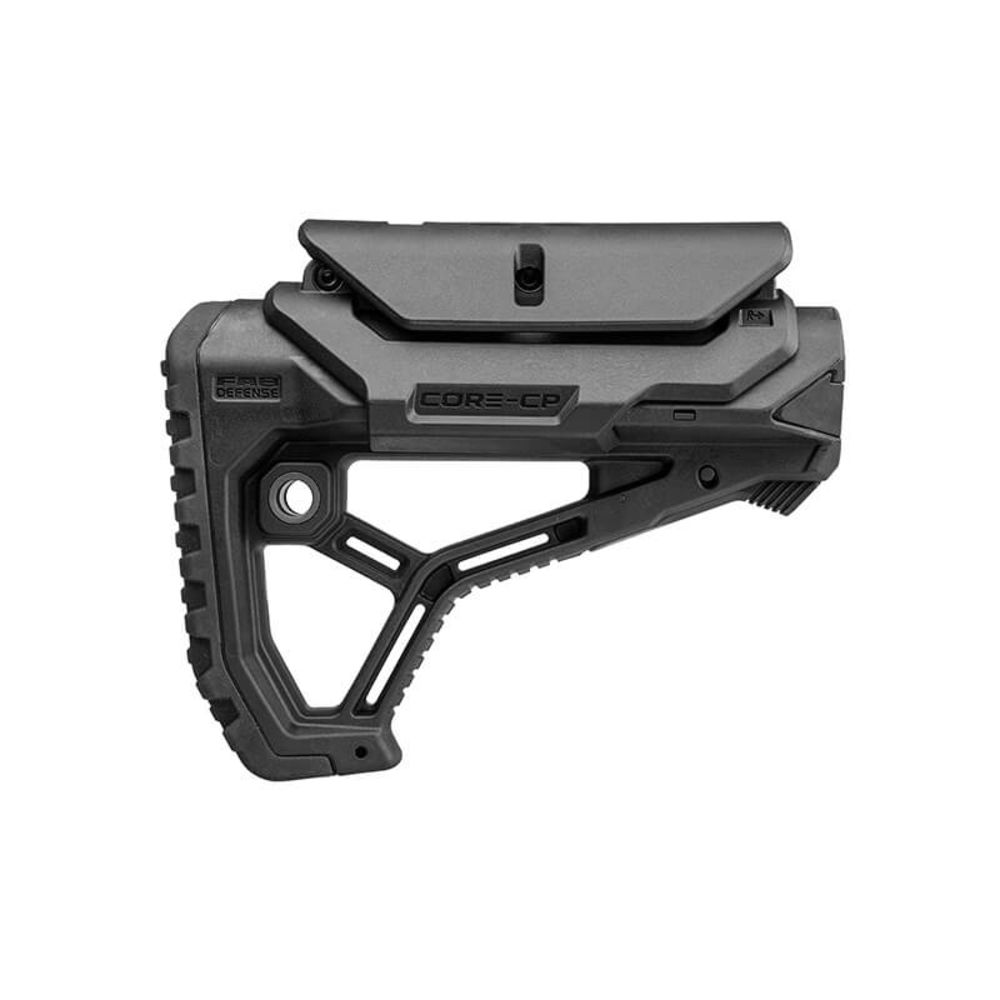 F.A.B. DEFENSE BUTTSTOCK AR-15 /M4 BLACK ADJ CHEEK PIECE - for sale