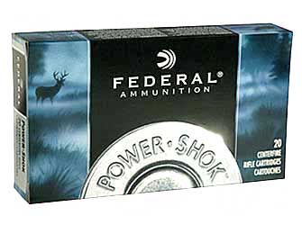 FEDERAL POWER SHOK AMO 30 CARB 110GR SPRN 20RD (10 BOX CASE) - for sale
