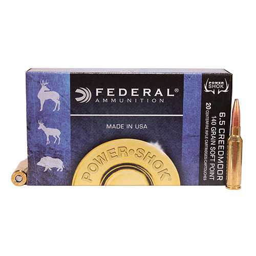 FEDERAL POWER-SHOK 6.5CM 140GR SP 20RD 10BX/CS - for sale