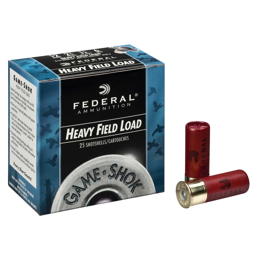 FEDERAL GAME SHOK 12GA 2.75" 1 1/4OZ. #4 25RD 10BX/CS - for sale