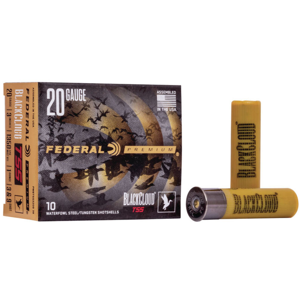 Federal - Black Cloud - 20 Gauge 3" - PREM BLK CLD TSS 20GA 3IN 3 TSS 9 10/BX for sale