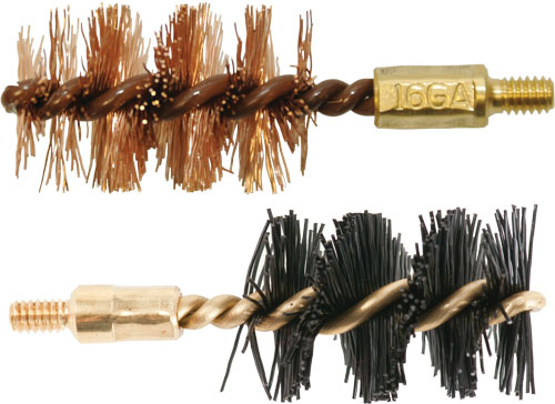 OTIS BORE BRUSH .16 GA 2-PACK 1-NYLON 1-BRONZE 8-32MM THREAD - for sale