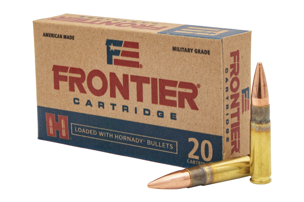 HORNADY FRONTIER AMO 300 BLACKOUT 125GR FMJ 20RD (10 BOX CASE) - for sale