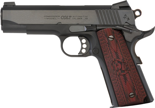 COLT LW COMMANDER 45ACP 8-SHOT BLUED G10 GRIPS - for sale