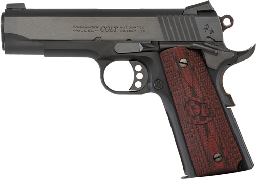 COLT LW COMMANDER 9MM LUGER 9-SHOT BLUED G10 GRIPS - for sale