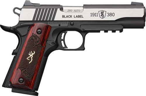 BROWNING 1911-380 BLACK LABEL MEDALLIAN PRO 4.25" FS W/RAIL - for sale