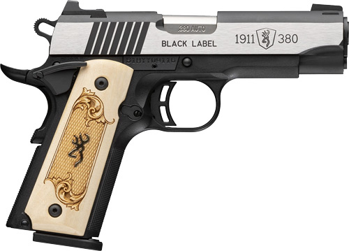 BROWNING 1911-380 BLACK MEDALLION MAPLE HGA 380ACP 3 5/8IN BBL SS/BLACK MAPLE GRIPS - for sale