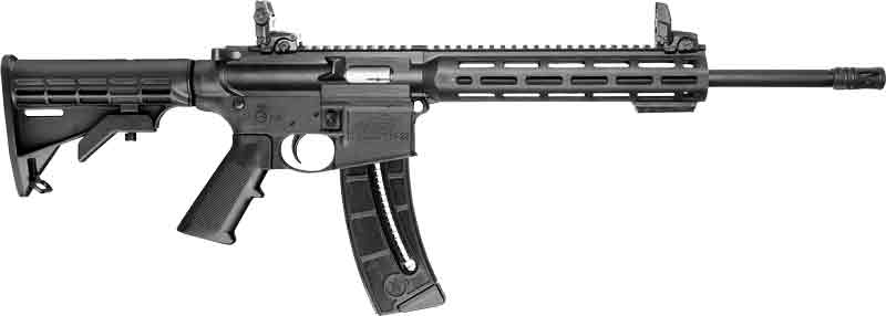 S&W M&P15-22 SPORT .22LR 16.5" 25-SH 6-POS STOCK W/SIGHTS BLK - for sale