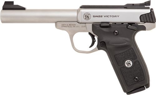 S&W SW22 VICTORY TARGET 5.5" ADJ. 10-SHOT STAINLESS POLYMER - for sale