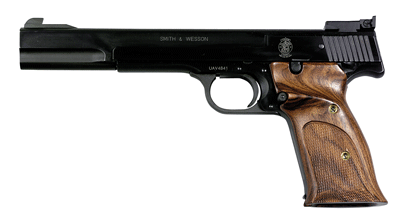 S&W 41 .22LR 7" AS 10SH-ATS-TS-DT BLUED WOOD - for sale