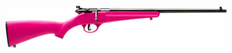 SAVAGE RASCAL YOUTH SINGLESHOT .22LR ACCU TRIGGER BLUED/PINK - for sale