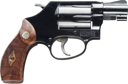 S&W 36 CLASSIC .38SPL+P 1.875" FS BLUED CHECKERED WOOD - for sale