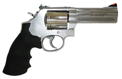 S&W 686PLUS 4" AS 7-SHOT .357 STAINLESS STEEL RUBBER - for sale