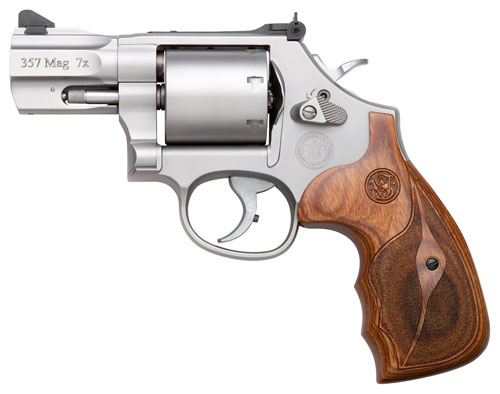 S&W 686 PERFORMANCE CENTER .357 MAGNUM 7-SH 2.5" SS WOOD - for sale