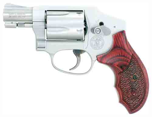 S&W 642PC P.CENTER .38SPL+P FS 1.875" 5-SH SS WOOD GRIPS - for sale