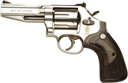 S&W PRO SERIES 686SSR 357 4" AS 6-SHOT SS BLK. LAM. GRIPS< - for sale