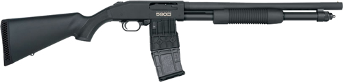 MOSSBERG 590M MAG-FED 12GA 18.5" 10RD 2.75" BLUED/SYN - for sale