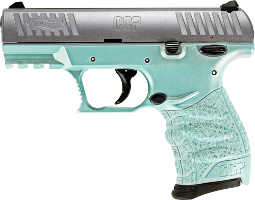 WALTHER CCP M2 .380ACP 3.54 FS 8-SHOT SS/ANGEL BLUE POLYMER - for sale