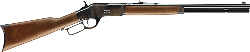 WINCHESTER 1873 SHORT RIFLE CLR CASE 357/38SP BLUED/WALNUT - for sale