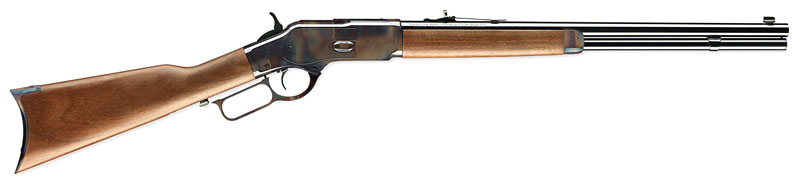 WINCHESTER 1873 SHORT RIFLE CLR CSE 44-40 20" BLUED/WALNUT - for sale