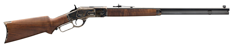 WINCHESTER 1873 SPORTER .44-40 OCTAGON/BLUED 24" CASE-COL PG - for sale