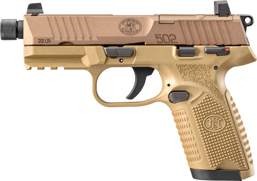 FN 502 TACTICAL .22LR 2-10RD FDE/FDE - for sale