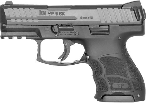 HK VP9SK SUBCOMPACT 9MM 3.39" NS 3-10RD BLK - for sale