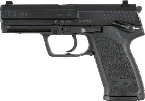 HK USP9 V1 DA/SA 9MM LUGER 4.25" BBL 2-15RD BLACK - for sale