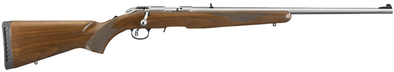 RUGER AMERICAN .22WMR 9-SHOT 22" STAINLESS WALNUT (TALO) - for sale
