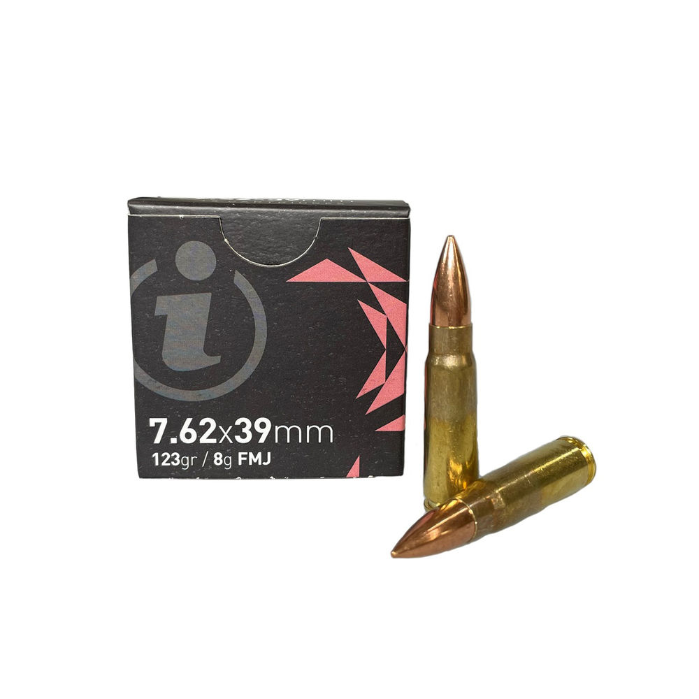IGMAN 7.62X39 123GR FMJ 15RD 56BX/CS - for sale