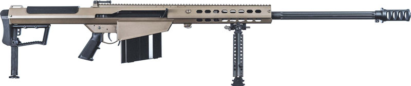 BARRETT M107A1 RIFLE .50BMG 29" FLUTED 1:15" 10RD FDE - for sale