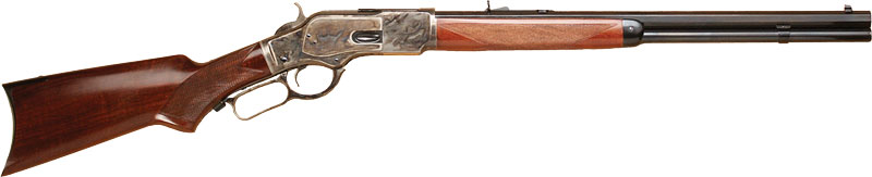 CIMARRON 1873 SHORT RIFLE .357 20" OCT CC/BLUED PG WAL - for sale