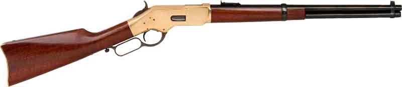 CIMARRON 1866 YELLOWBOY .38SP 19" SR CARBINE BRASS/BLUED - for sale