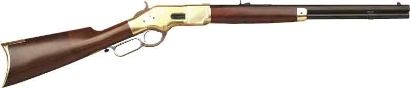 CIMARRON 1866 YELLOWBOY .45LC 20" OCTAGON BRASS/BLUED WALNUT - for sale