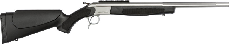 CVA SCOUT TD .44 MAG 22" W/RAIL SS/BLACK SYNTHETIC - for sale