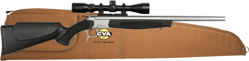 CVA SCOUT TD .44 MAG 22" 3-9X40 SS/BLACK SYNTHETIC - for sale