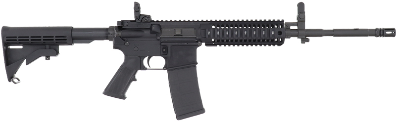 COLT .223 CARBINE QUAD RAIL 16.1" BBL. AS 30-SHOT BLK MONO - for sale