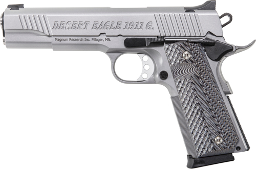 DESERT EAGLE 1911 GOVERNMENT .45ACP 5" FS STAINLESS G10 - for sale
