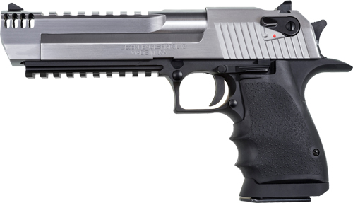 MAG RESEARCH L6 DESERT EAGLE HGA 44 MAG 6 BBL BLACK ALUMINUM FRAME PIC RAIL SS SLIDE IMB 8/RD MAG - for sale
