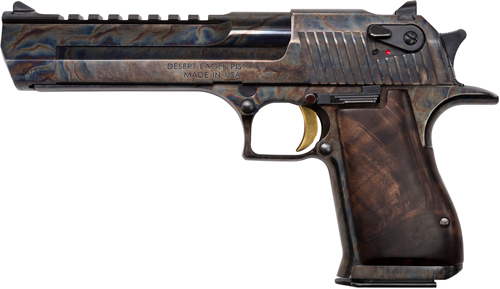 DESERT EAGLE MARK XIX .50AE 6" CASE HARDENED WALNUT GRIP - for sale