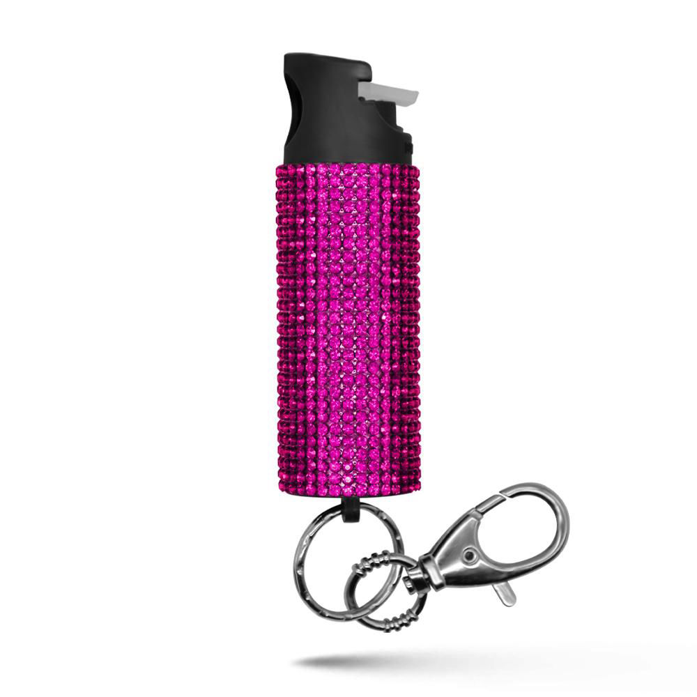 GUARD DOG BLING IT ON PEPPER SPRAY W/ BLING DESIGN PINK - for sale